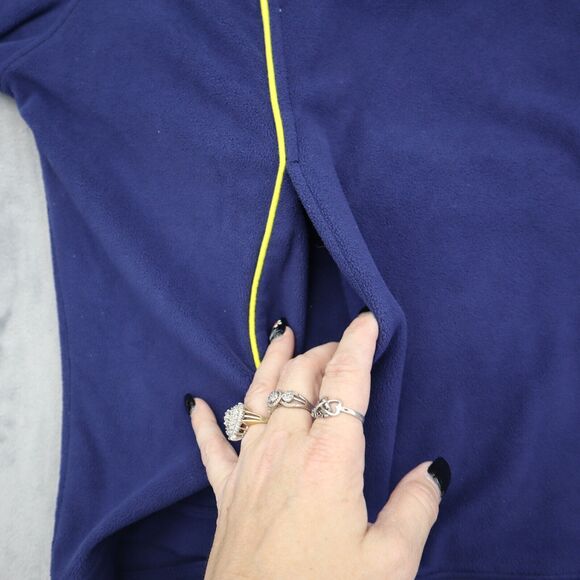 Chase Authentics Sweater Mens 2XL Blue Long Sleeve Side Pockest Chest Zipper - Picture 11 of 16